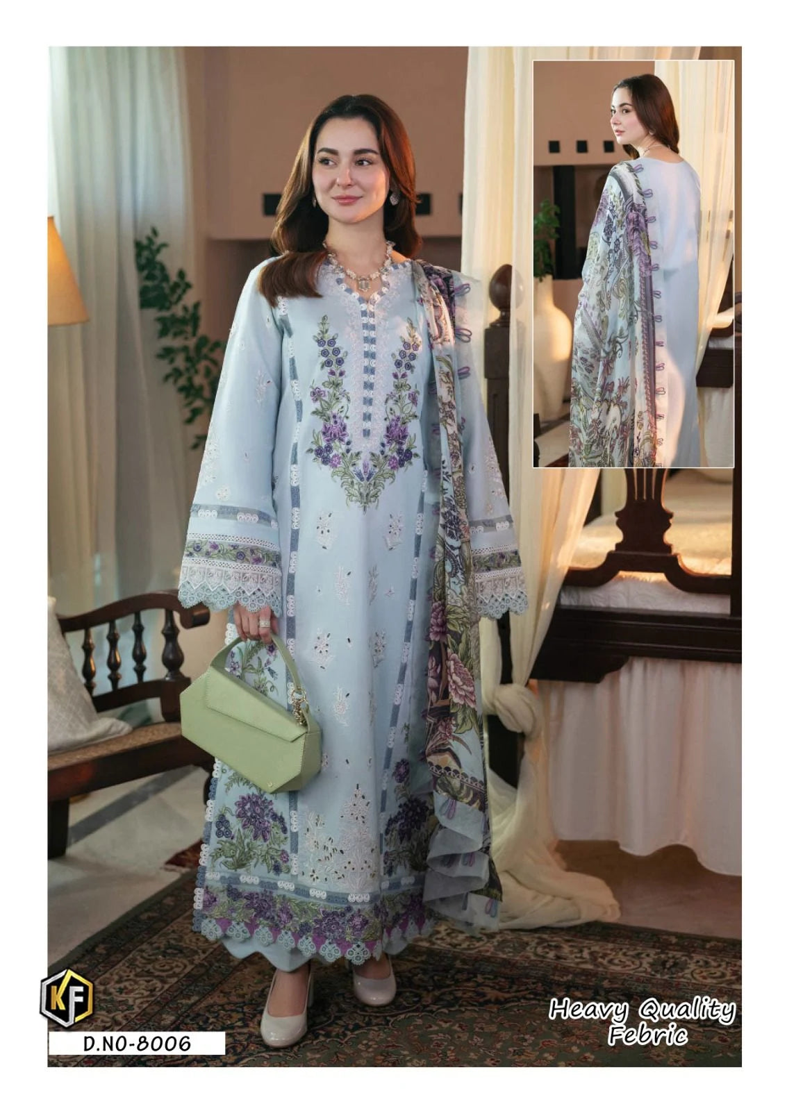 Soha  Nazir Luxury Vol 8 Keval Fab Heavy Cotton Print Karachi Salwar Suits