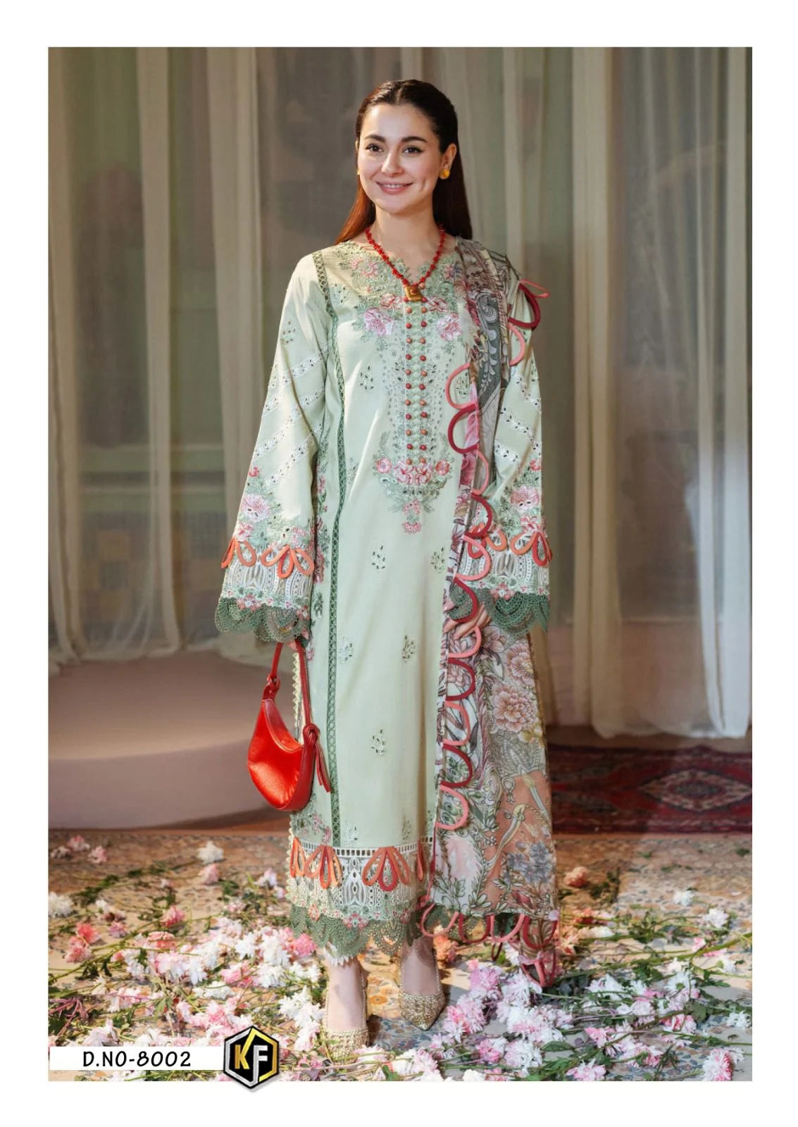 Soha  Nazir Luxury Vol 8 Keval Fab Heavy Cotton Print Karachi Salwar Suits