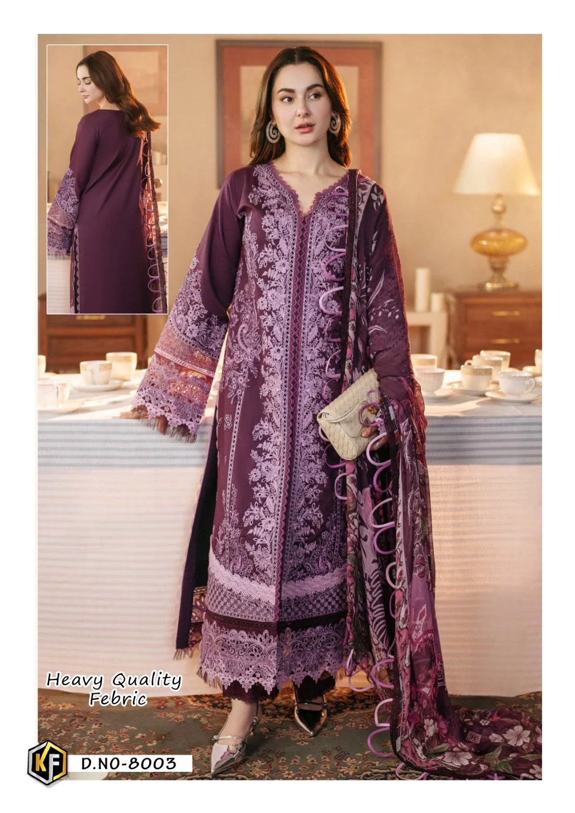 Soha  Nazir Luxury Vol 8 Keval Fab Heavy Cotton Print Karachi Salwar Suits